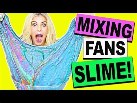 Mixing And Unboxing Fans Slime! (DIY Slime, Fluffy Slime.